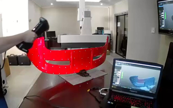 3D Laser Scanning a part